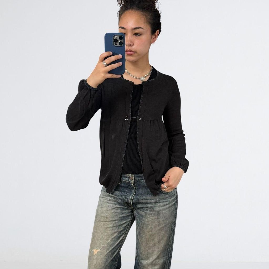 Limi Feu Safety Pin Bubble Cardigan