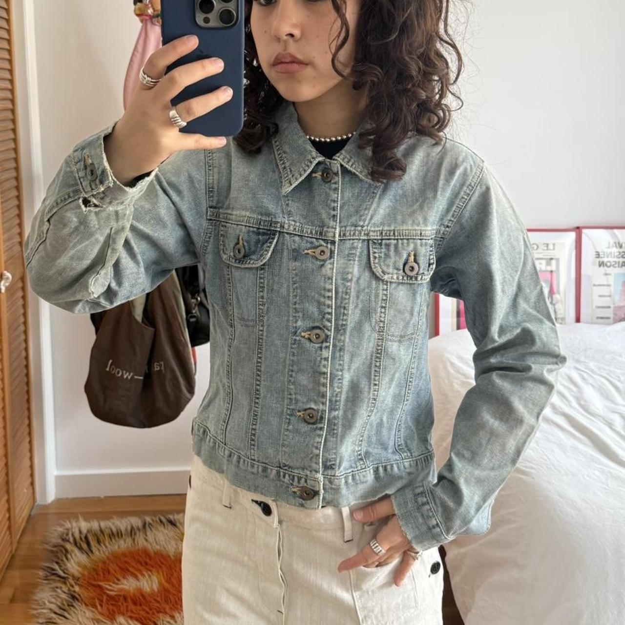 Chime by Betty Smith Light Wash Denim Jacket