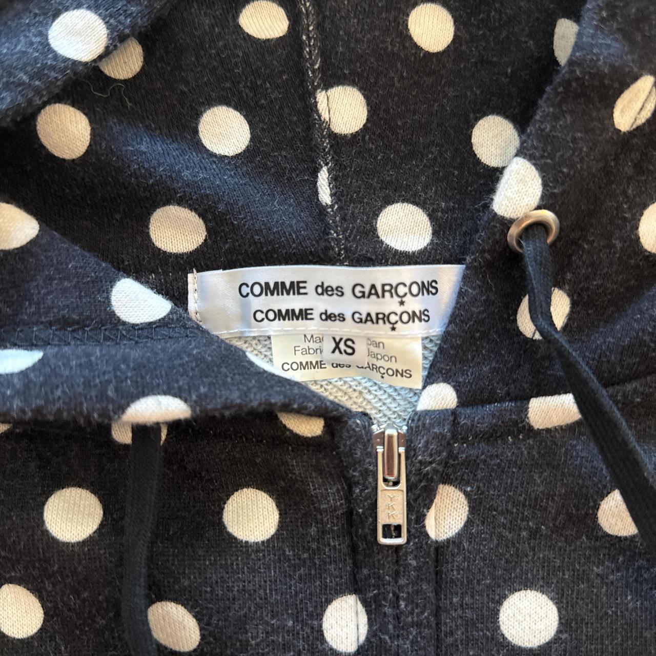Comme des Garçons Polka Dot Zip-Up Hoodie