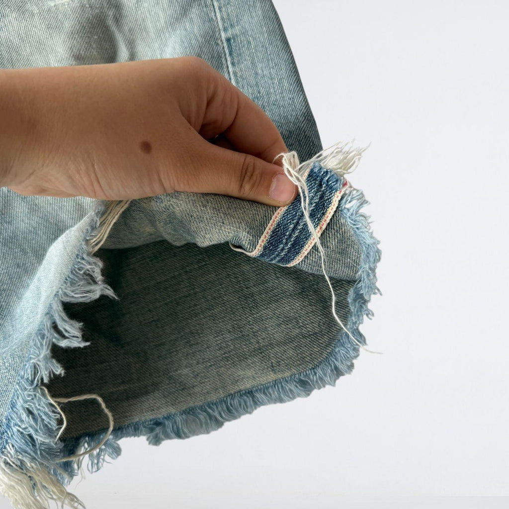 Levi's 702 Selvedge Buckle-Back Shorts