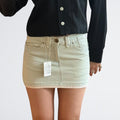 Freeze Mart Japanese Stripe Denim Mini Skirt