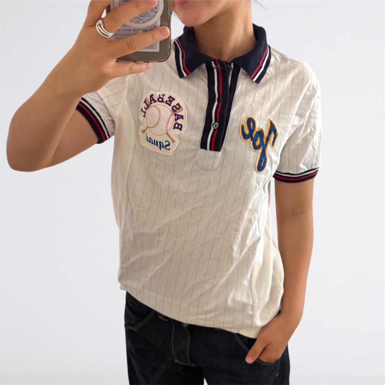 Dolce & Gabbana Y2K Baseball Polo Shirt