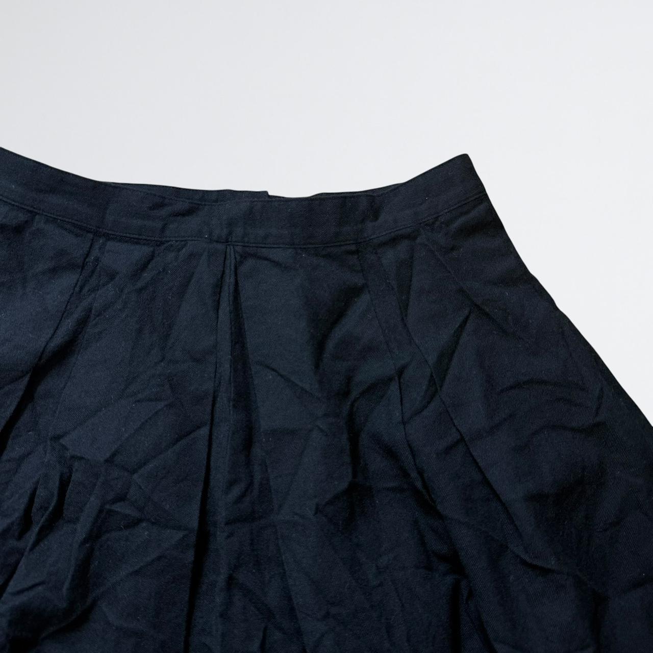 yoshie inaba Japanese Wool Pleated Midi Skirt