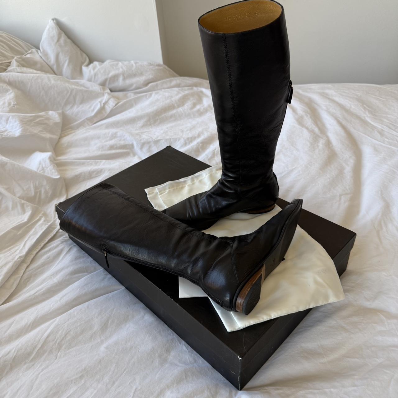 Gucci Vintage Pointed Leather Boots