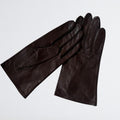 Vintage Brown Leather Gloves
