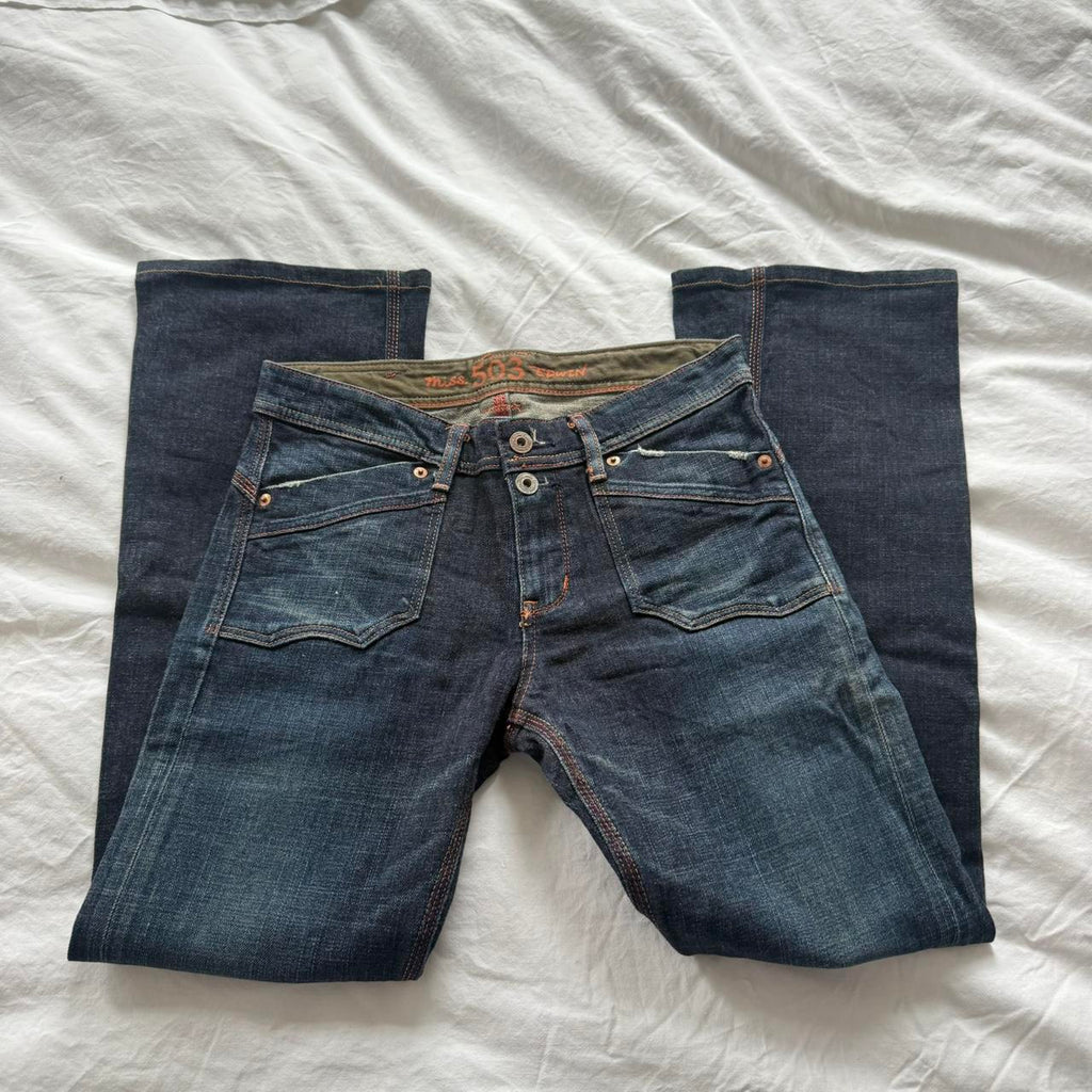 Edwin 503 Dark Indigo Flare Jeans