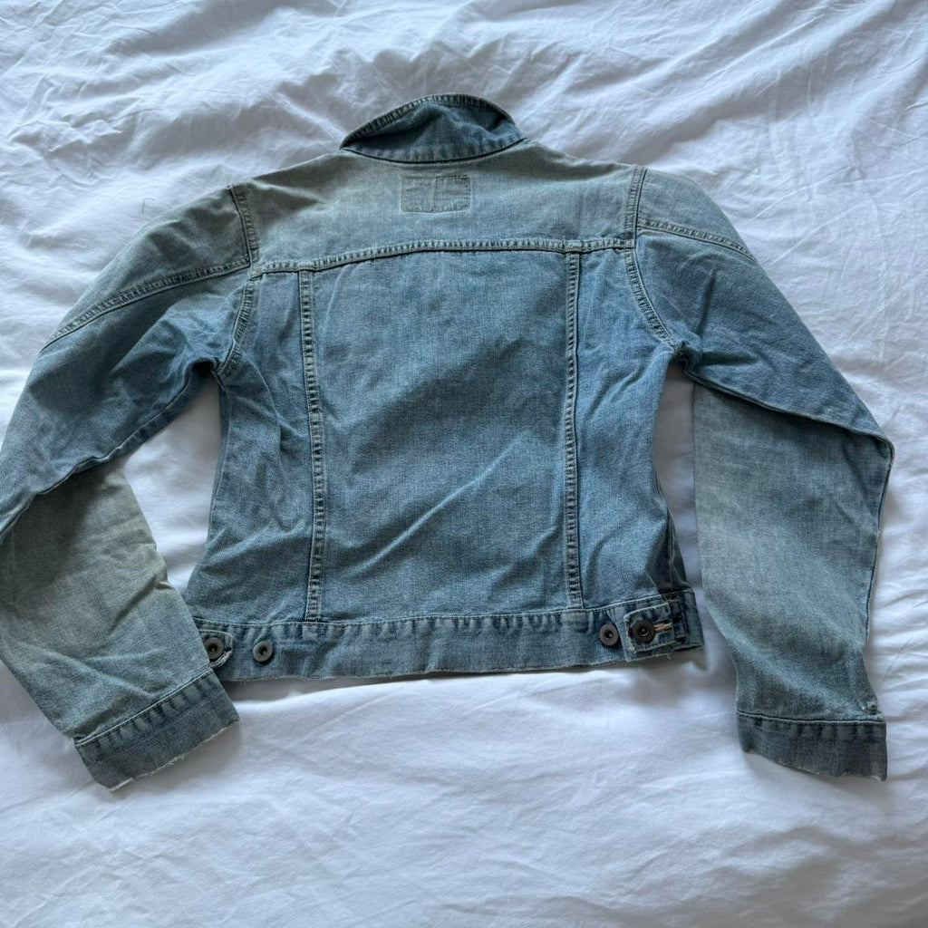 Chime by Betty Smith Light Wash Denim Jacket