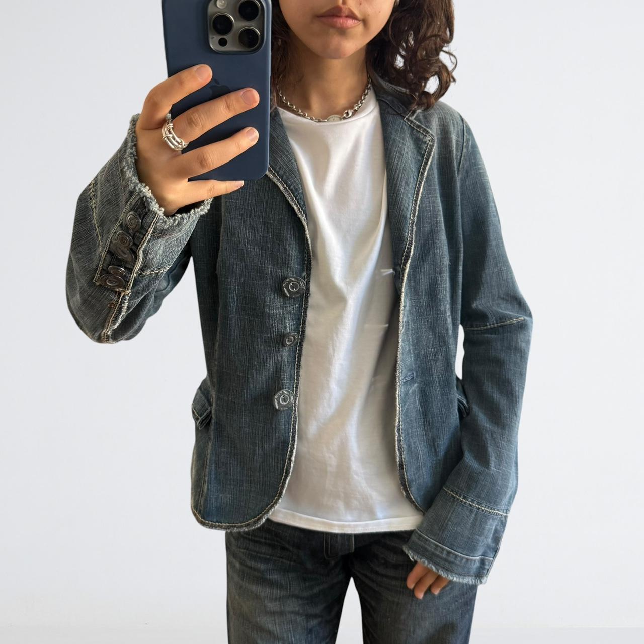Marithé + François Girbaud 90s Denim Blazer