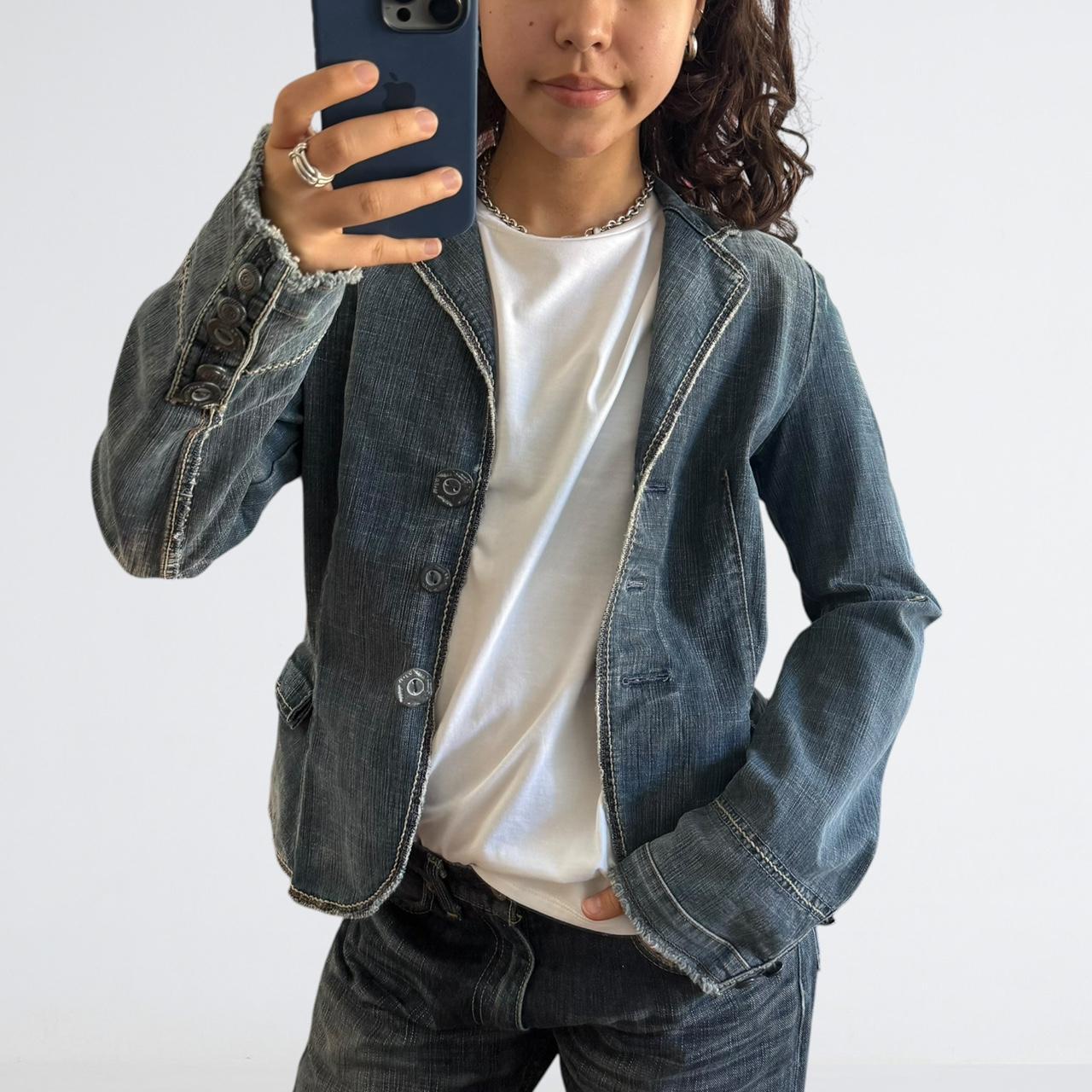 Marithé + François Girbaud 90s Denim Blazer