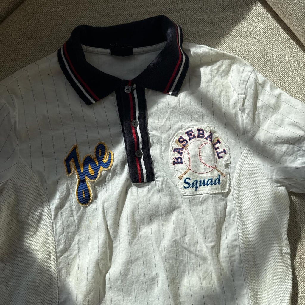 Dolce & Gabbana Y2K Baseball Polo Shirt