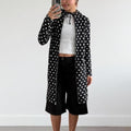 Comme des Garçons Polka Dot Zip-Up Hoodie