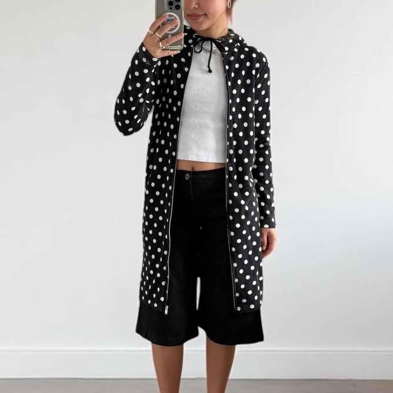 Comme des Garçons Polka Dot Zip-Up Hoodie