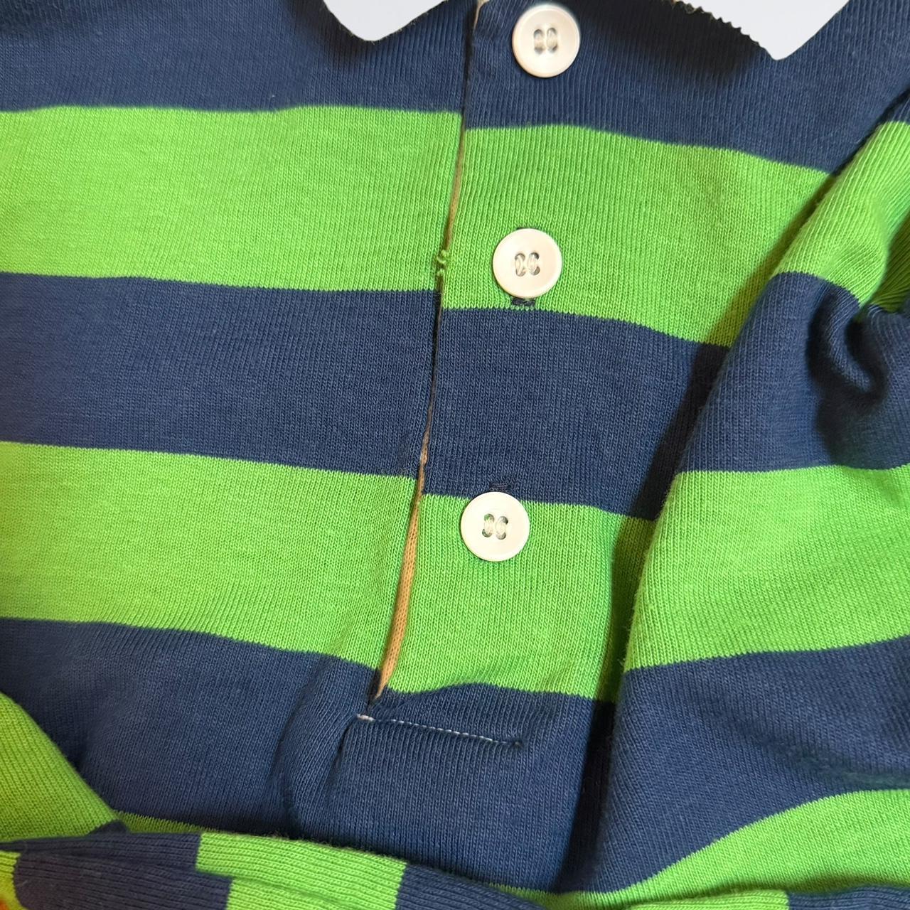 Vintage Striped Rugby Polo Kids Size 8