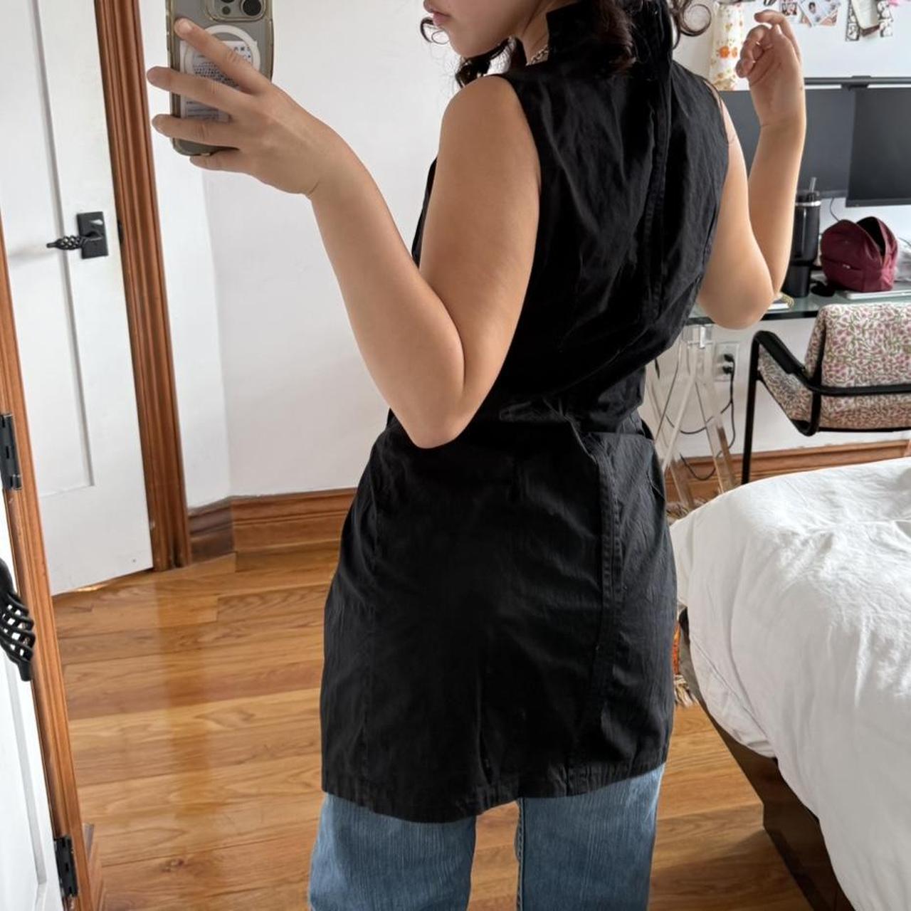 Black Bubble Dress with Red Plaid Lining