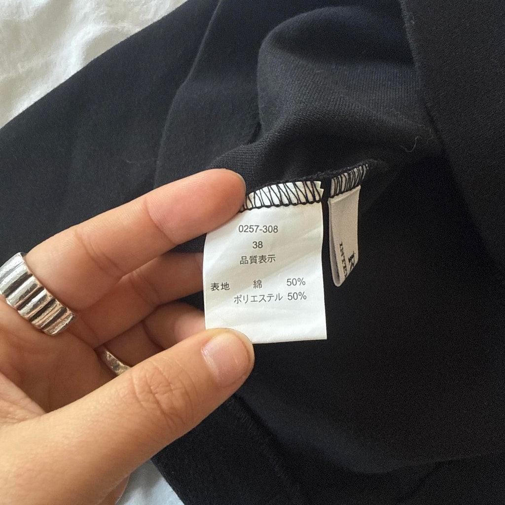 Cropped Black Peacoat Jacket